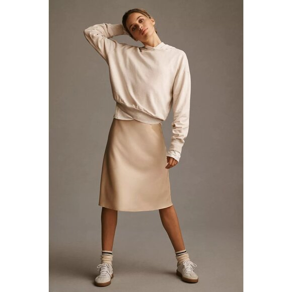 Sunday In Brooklyn Pearl Satin Skirt - Picture 3 of 6